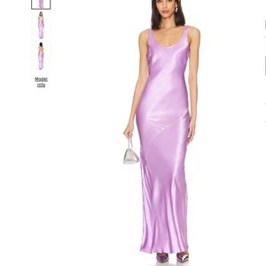 Revolve lavender Adelyn Bias Dress